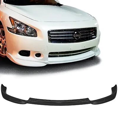 [SASA] Made For 2009-2015 Nissan Maxima Sedan STL PU Front Bumper Lip Splitter • $124.56