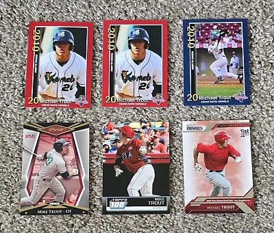 Mike Trout Rookie Lot - Bowman Topps TriStar And Cedar Rapids • $30