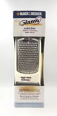 Black & Decker Gizmo Cordless Electric Cheese Grater With Extra Blades NEW • $14.99