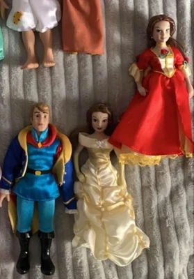 £20.90 • Buy DISNEY DeAgostini Belle Beauty And The Beast & Prince Porcelain Dolls