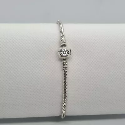 Genuine Pandora Moments Snake Chain Bracelet 17CM ALE 925 #590702HV • £27