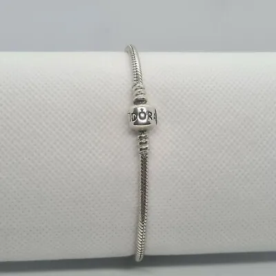Genuine Pandora Moments Snake Chain Bracelet 19CM ALE 925 #590702HV • £25