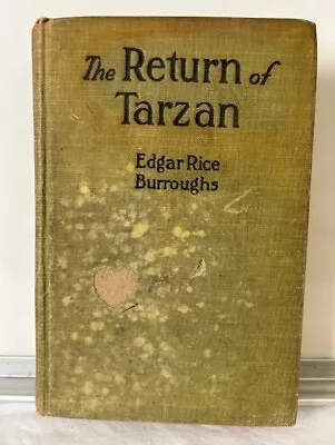 The Return Of Tarzan Edgar Rice Burroughs HC AL Burt March 1915 HC • $2.99