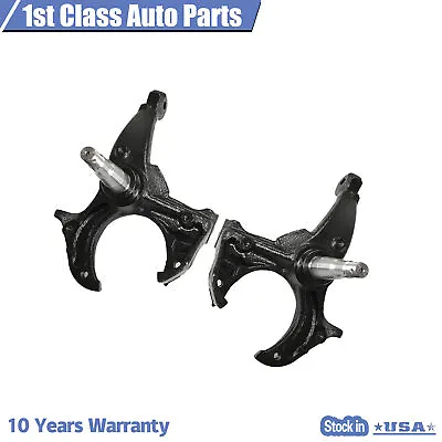 2x Disc Brake Stock Spindles Steering Knuckles For 79-87 GMA-G-Body 82-97 S10S15 • $132.29