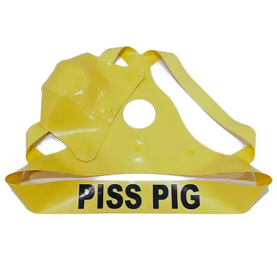 PISS PIG Rubber Codpiece Jockstrap GAY FETISH INTEREST • £45