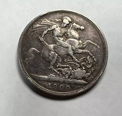 1900 Great Britain Silver Crown  Victoria KM# 783 • $75