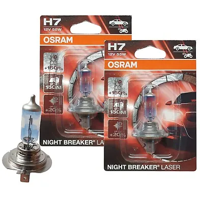 Genuine Osram Nightbreaker Laser Set H7 55W 2 Piece Night Breaker 64210NL Next • $26