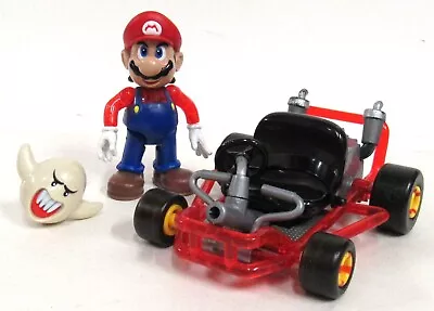 ToyBiz Nintendo Mario Kart 64 Transparent Mario W/ Ghost Boo 1999 Complete Works • $119.99