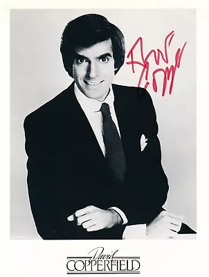 David Copperfield- Signed B&W Photograph (Magician) • $10