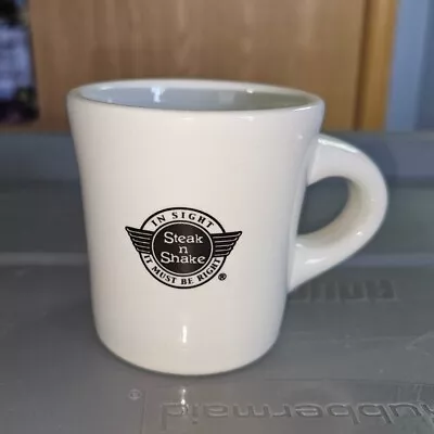 Steak N Shake Diner Restaurant Buffalo China Coffee Mug Cup  W5 • $16.99