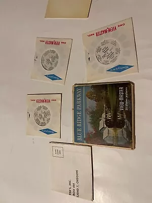 View-Master Blue Ridge Parkway Virginia - North Carolina 3 Reel Packet A855 VTG • $14.57