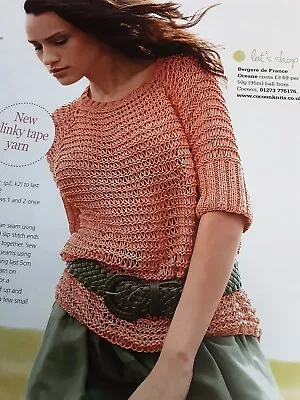 £0.99 • Buy Oceane Wave, Knitting Pattern For Ladies Kayleigh Top By Bergere De France
