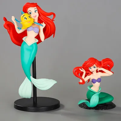Disney Ariel Princess The Little Mermaid Figures Toys Cake Topper Toppers Gifts • £10.78