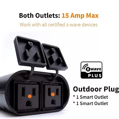 Outdoor Z-Wave Plus On/Off Light And Appliance Plug Zwave Hub Required • $24.99