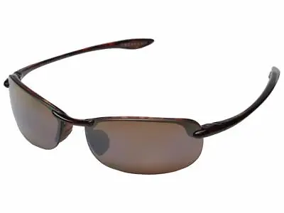 Maui Jim Makaha Polarized Sport Sunglasses 405-10 Tortoise/Bronze Rimless • $179