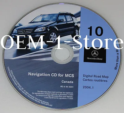 2000 01 02 Mercedes Benz Ml320 Ml430 Ml500 Ml55 Navigation Nav Disc Cd 10 Canada • $30