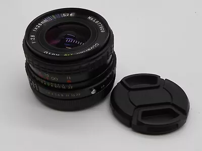 CLUBMAN Canon FD 28mm F/2.8 Prime CAMERA LENS W/ Filter  WORKING Well Ae1 Av At • £39.99