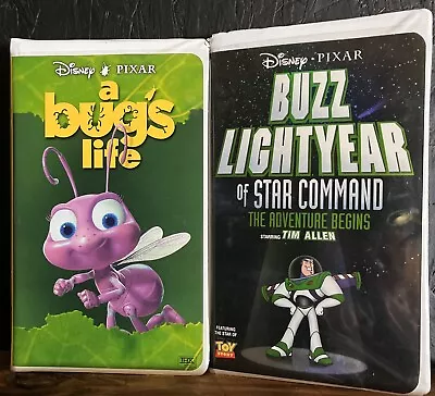 Disney Pixar VHS Lot ~ A Bugs Life & Buzz Lightyear ~ VCR Video Tapes • $13.50