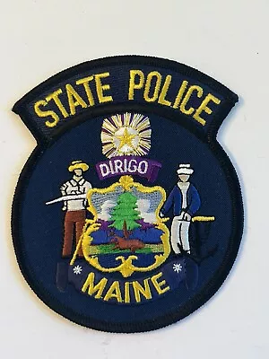 VINTAGE 🇺🇸 Maine State Police 🇺🇸 UNIFORM / SHIRT/  Patch 👀 LQQK 👀 • $9.99