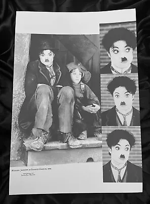 MIchael Jackson As Charlie Chaplin 1994 Rare Photographic Print • $35