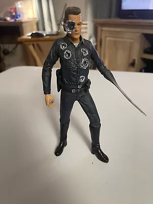 McFarlane Toys 2001 Movie Maniacs Series 4 Terminator 2 T2 T-1000 - Used • $20