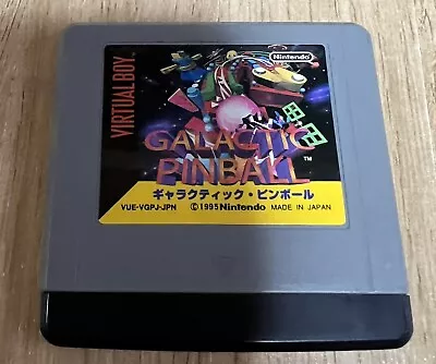 Galactic Pinball (Nintendo Virtual Boy 1995) Japanese Version • $6.83