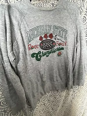 VINTAGE Michigan State University Rose Bowl Sweatshirt MSU • $75