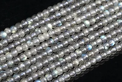 3MM Genuine Natural Labradorite Beads Grade AAA Round Loose Beads 15.5  • $5.94