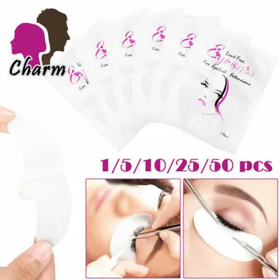 £0.99 • Buy Eyelash Extension Under Gel Eye Pads Salon Lint Free Patches Accurate