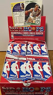 1990-91 NBA Hoops Series 2 - SEALED PACK - [15 Cards] - Jordan Bird Magic • $7.50