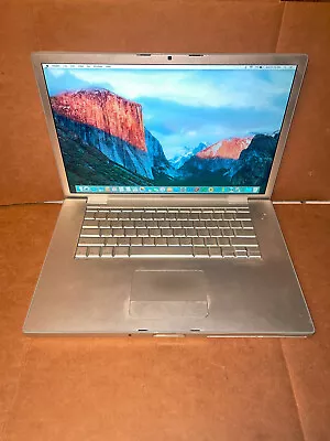 Apple MacBook Pro 15  (Mid 2007). Intel Core 2 Duo @ 2.40GHz. 4GB. 250GB. • $89.99