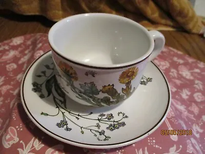 Villeroy & Boch  -   Botanica    Flat Cup And Saucer  -   Porcelain   -  Flowers • $11.50