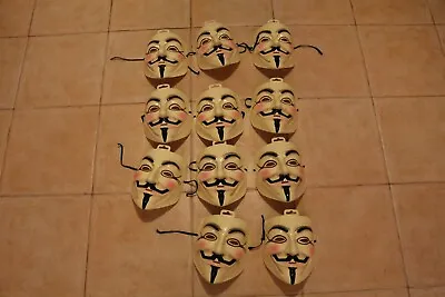 $4.20 • Buy V For Vendetta Mask Anonymous Guy Fawkes Halloween Mask Hacker Mask 