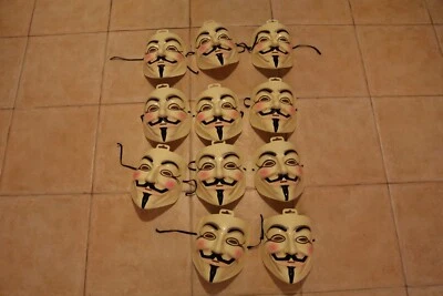 $4.20 • Buy V For Vendetta Mask Anonymous Guy Fawkes Halloween Mask Hacker Mask 