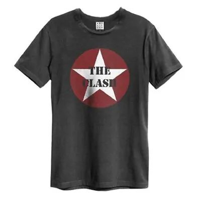 £20.99 • Buy The Clash Star Logo Charcoal XL Unisex Amplified T-Shirt Official NEW