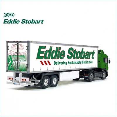 Tamiya 56302 1/14 Trailer Eddie Stobart Delivering Laminated Side Decals Sticker • £45.24