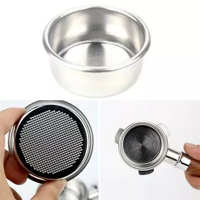 £8.89 • Buy 54mm Breville Stainless Steel Double 2-Cup Single Wall Filter Basket UK STOCK