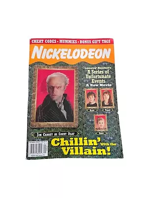 Nickelodeon Collector's Edition Cover Dec/Jan 2005 Series Of Unfortunate Events • $10