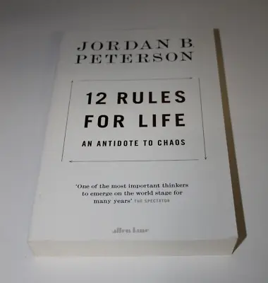 $13.50 • Buy 12 Rules For Life: An Antidote To Chaos By Jordan B. Peterson (Paperback, 2018)