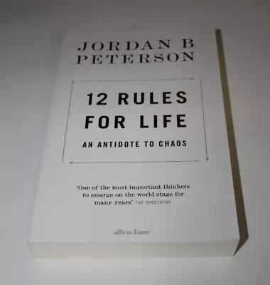 12 Rules For Life: An Antidote To Chaos By Jordan B. Peterson (Paperback 2018) • $12.50