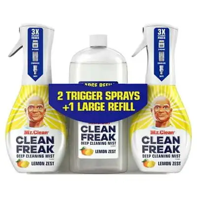 Mr. Clean Clean Freak Multi-Surface Spray + Refill Lemon Zest (62.9 Fl. Oz.) • $23.44