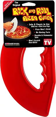 Rock'n Roll Pizza Cutter Red • $12.89