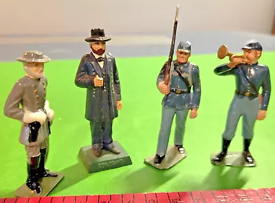 Nice Lot Of Vintage Marx Civil War Wow Figures With General Grant....... • $4.99