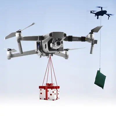 $47.44 • Buy Airdrop System For DJI Mavic 3/2 Pro Zoom AIR 2 Mini 2 FIMI SE Drone Fishing Bai