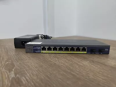 Prosafe GS110TP V2 PoE 10-Port Gigabit Ethernet Smart Switch • £39.99