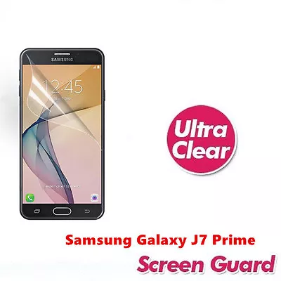 Plastic Screen Protector For Samsung Galaxy J7 Prime Clear • $4.95