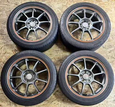 JDM RareOZ I-TEC ALLEGGERITA 17 Inch 7.5J+50 PCD112 5 Holes 5H VW Benz No Tires • $1774.51