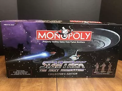 Monopoly Star Trek The Next Generation Collector's Edition 1998 COMPLETE • $30