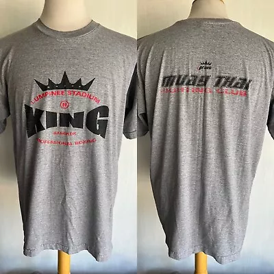 LUMPINEE BOXING STADIUM MUAY THAI Bangkok Thailand Fighting Club King T-Shirt XL • $38.99