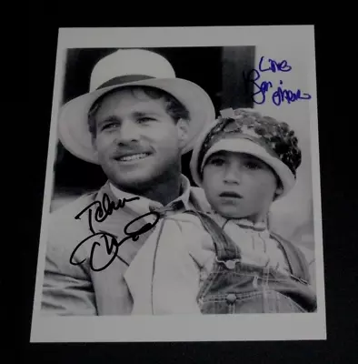 RYAN O'NEAL & TATUM O'NEAL NICE SIGNED B&W 8x10 PHOTO  PAPER MOON  • $99.99